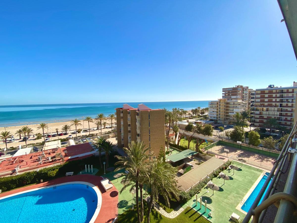 Nereo 7 Primera Linea de Playa San Juan Piscina, Parking wifi Inmobiliaria Leo Alicante Bagian luar foto