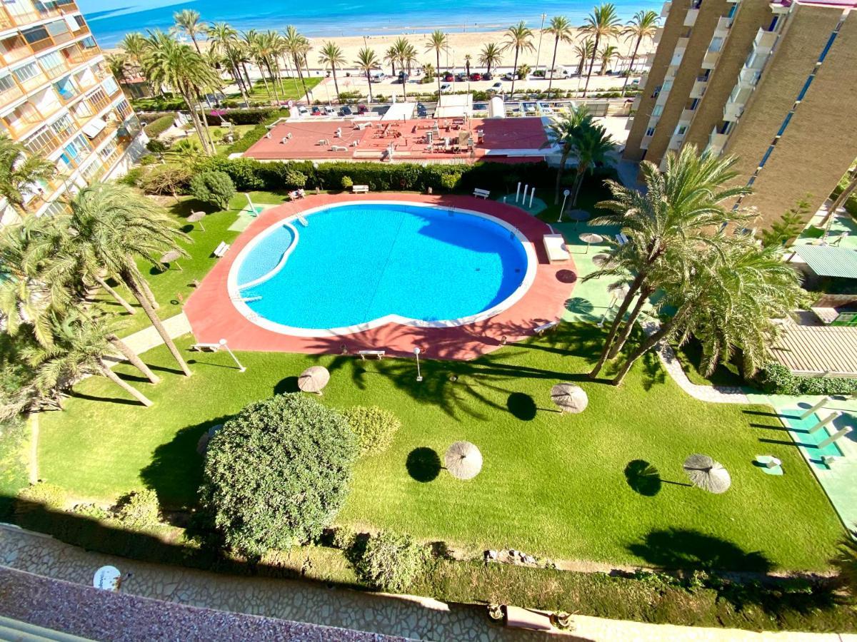 Nereo 7 Primera Linea de Playa San Juan Piscina, Parking wifi Inmobiliaria Leo Alicante Bagian luar foto