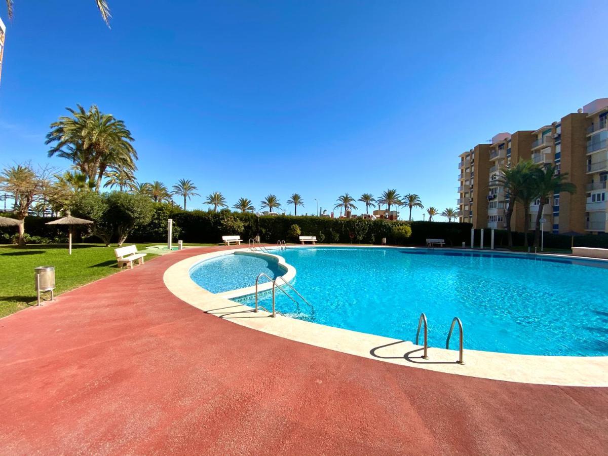Nereo 7 Primera Linea de Playa San Juan Piscina, Parking wifi Inmobiliaria Leo Alicante Bagian luar foto