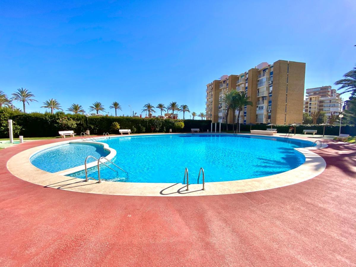 Nereo 7 Primera Linea de Playa San Juan Piscina, Parking wifi Inmobiliaria Leo Alicante Bagian luar foto